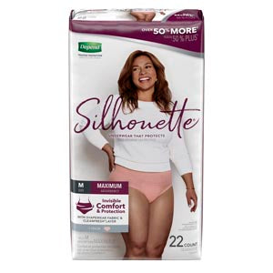 Kimberly-Clark Depend Silhouette Maximum Briefs