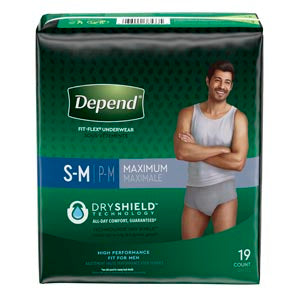 Kimberly-Clark Depend Fitted Briefs Max Protection