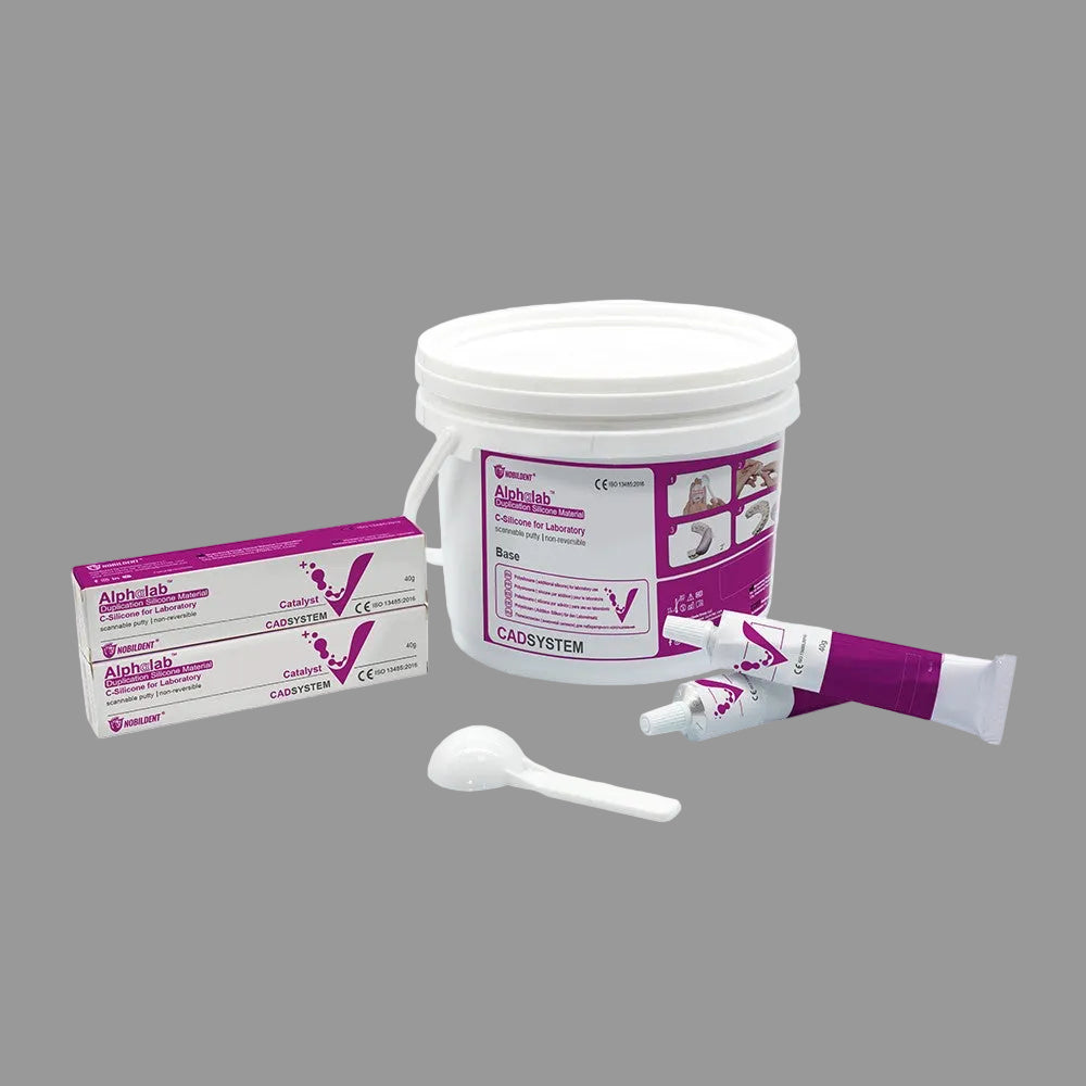 NOBILDENT silicone for Laboratory catalyst and measuring scoop