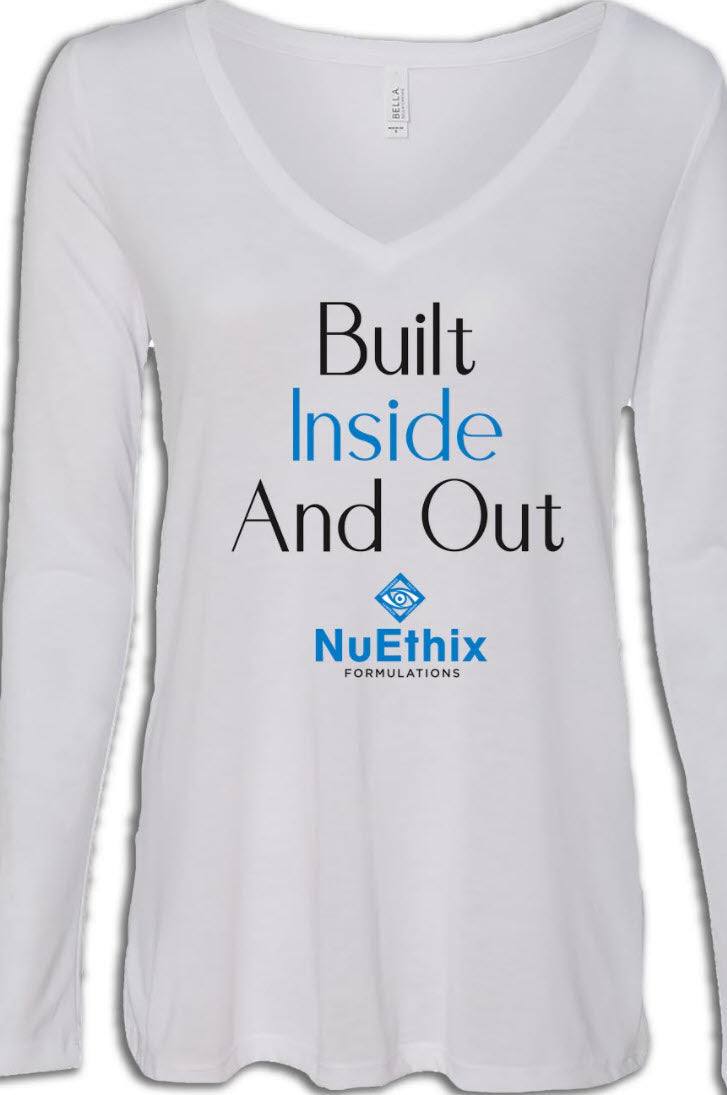 Women’s Long Sleeve T (Built Inside and Out) by NuEthix Formulations