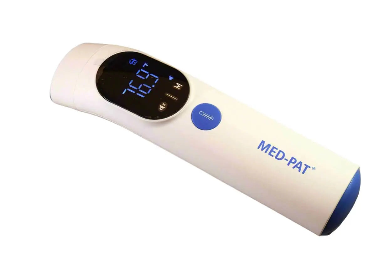 Med-Pat TH-1 Digital Infrared Thermometer – 4-in-1 Ear & Forehead