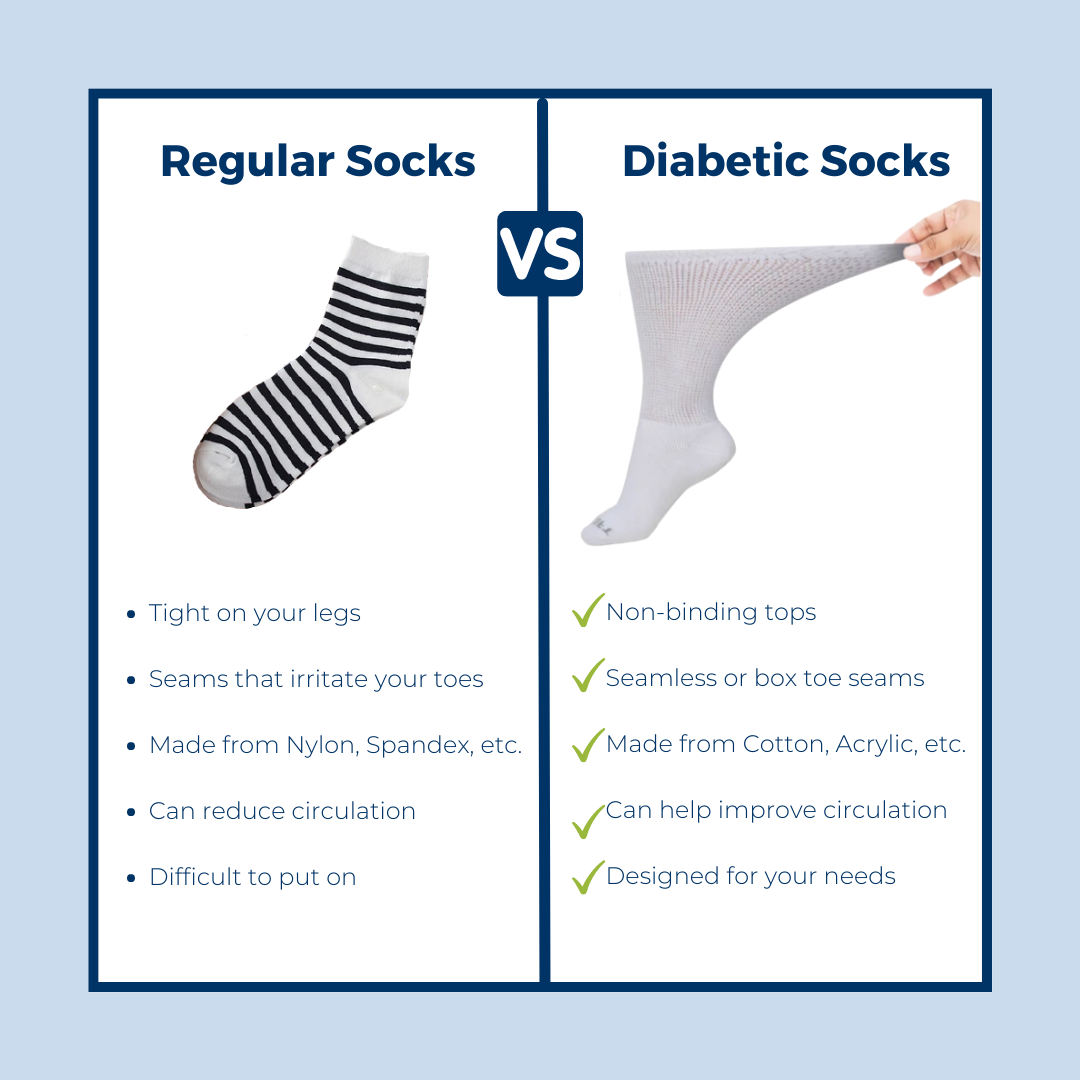 Women's Ultra-Soft Upper Calf Diabetic Socks (4 Pair) by DIABETIC SOCK CLUB