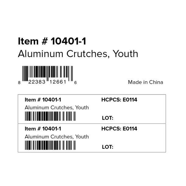 קביים מאלומיניום עם אביזרים