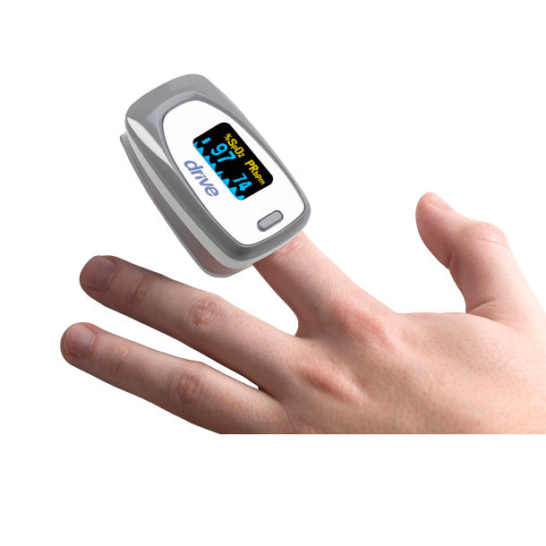 הצג SpO2 Deluxe Pulse Oximeter