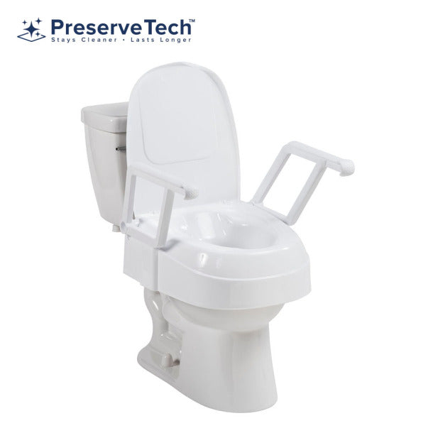 PreserveTech™ מושב אסלה מוגבה אוניברסלי