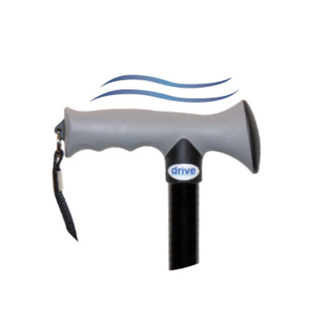 קנים מתקפלים מאלומיניום עם אחיזת ג'ל, מתכוונן לגובה