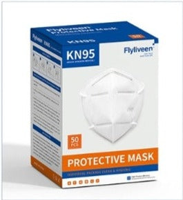 Flyliveen Individually Packaged KN95 Mask - 50/Box