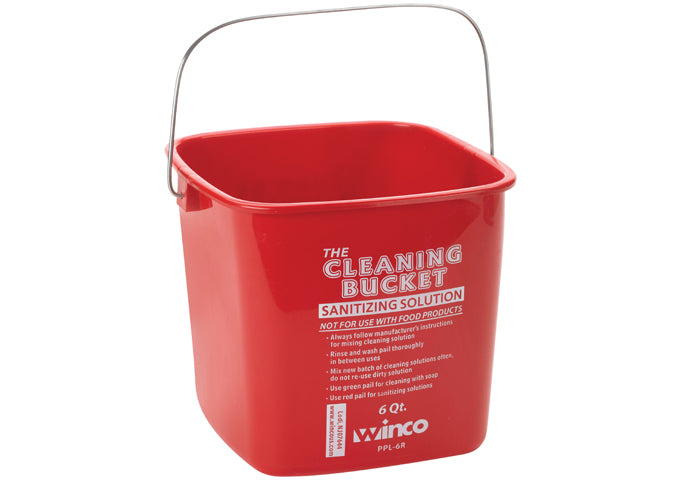 WINCO 6-QT SIZE PAIL/EA.