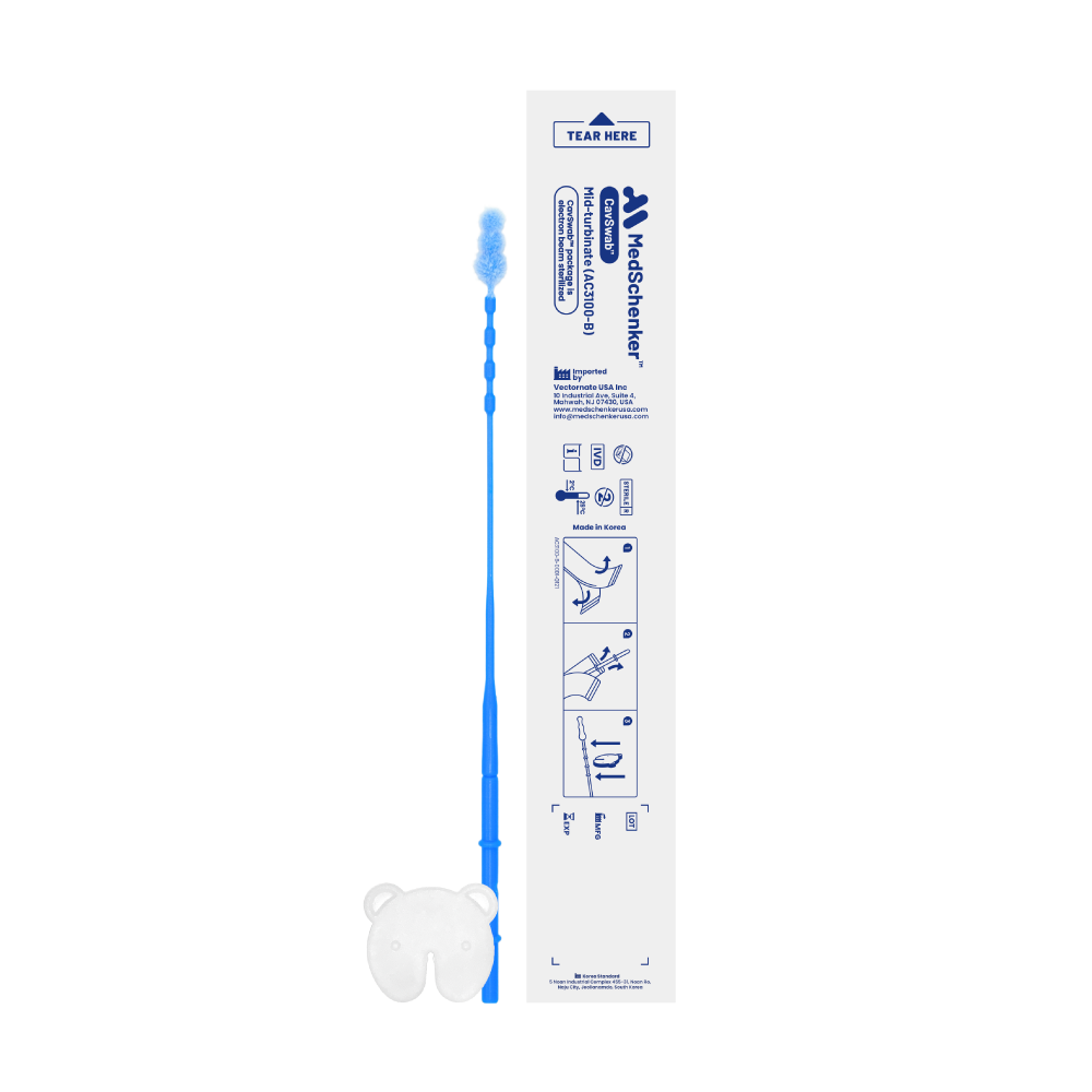 MedSchenker® CavSwab™ Mid-Turbinate (כחול) 2000/BX