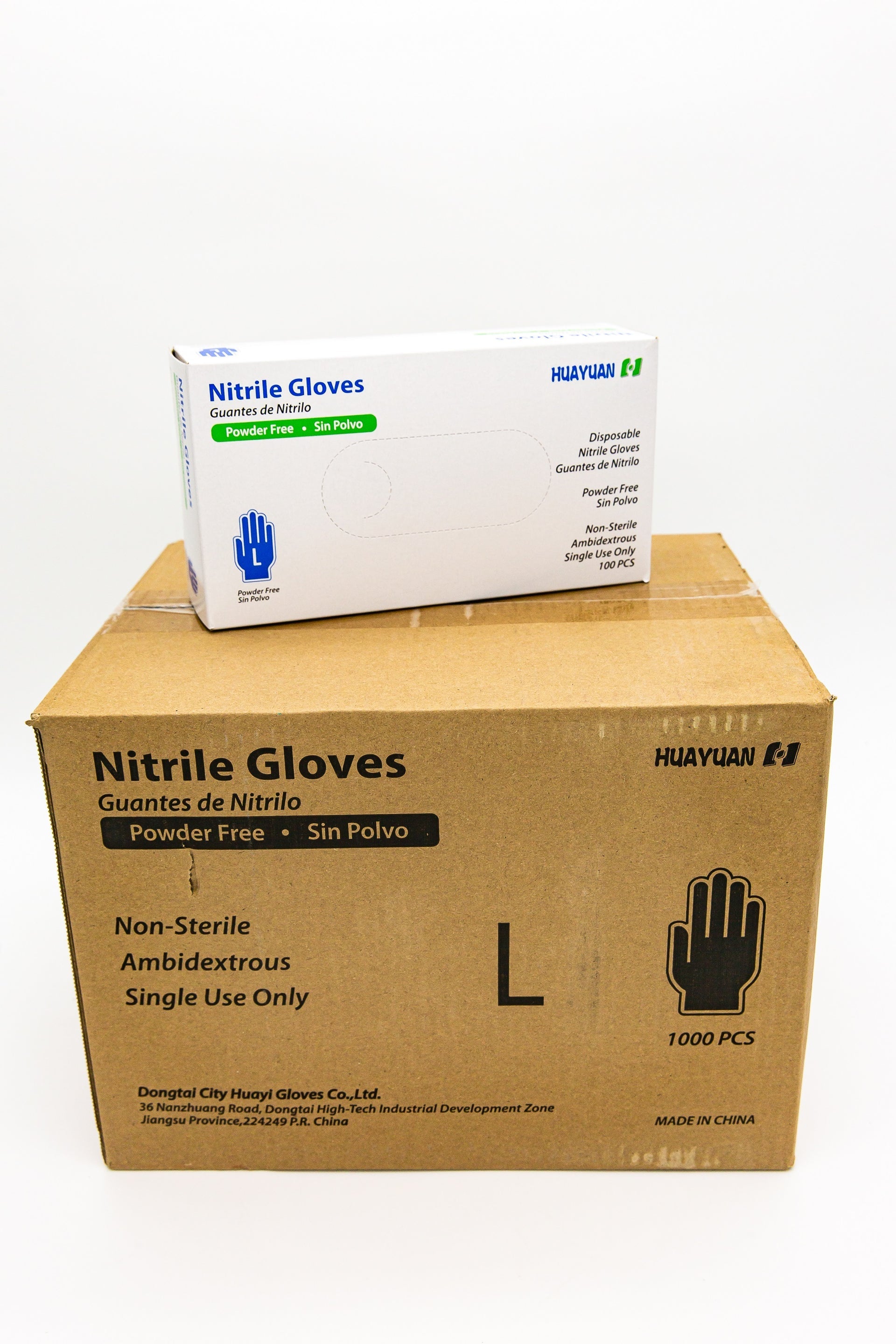 Huayuan Nitrile Gloves - 100/BX