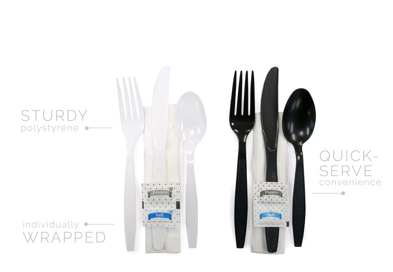 CrystalWare Ambiance Heavy Weight PS ערכת סכו"ם - 6 חלקים, 250/מארז