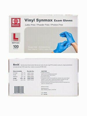 Basic Synmax Vinyl Hybrid Medical Exam Gloves - Case of 1,000 - One Source Medical Supplies