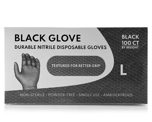 Black Nitrile Gloves - Case of 1,000 - One Source Medical Supplies