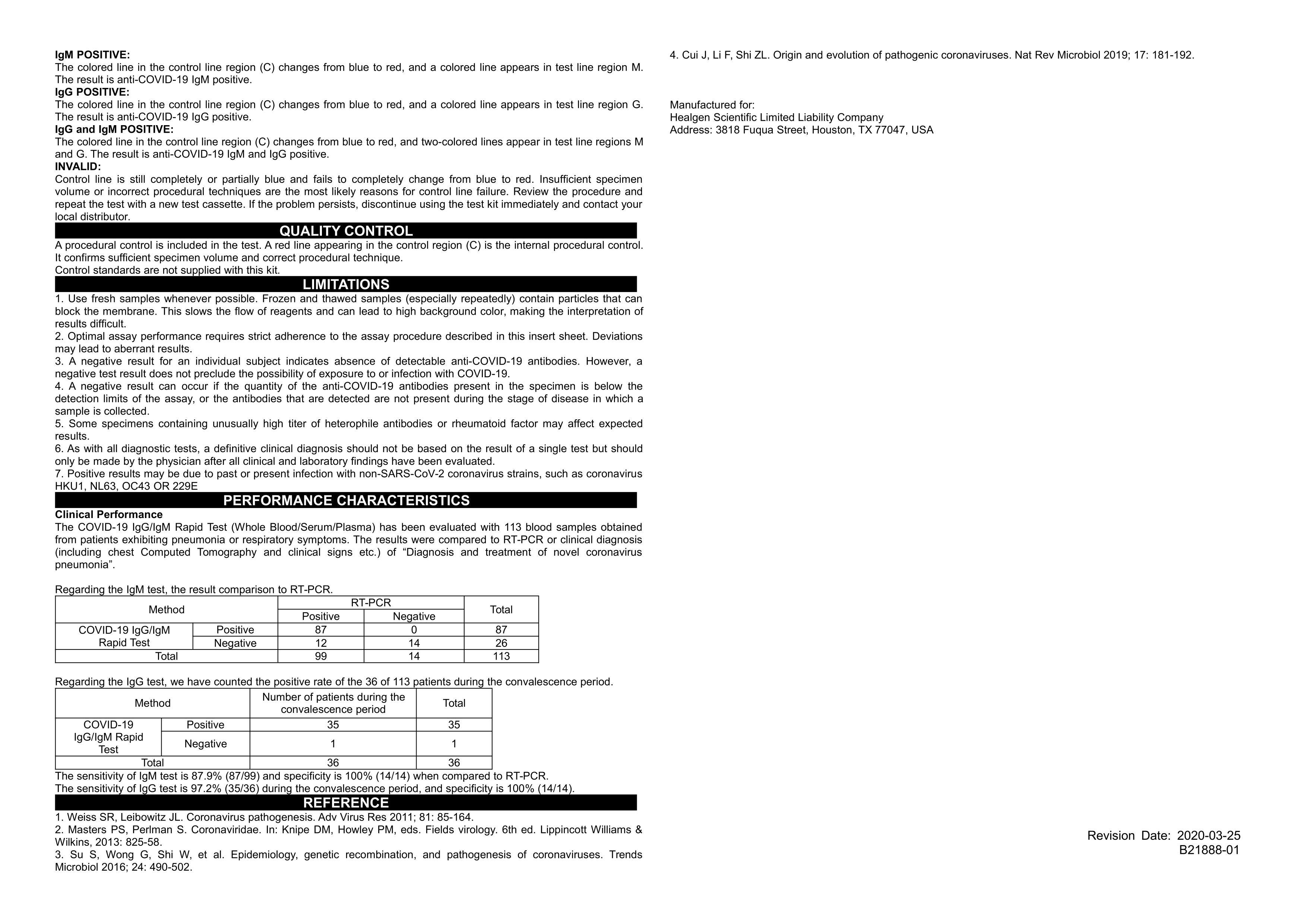 COVID-19 Rapid Antibody Test Kit - One Source Medical Supplies