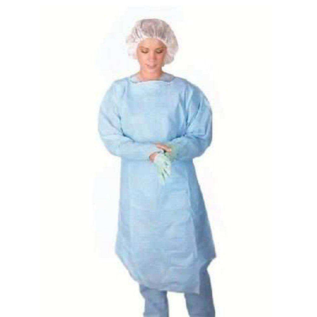 CPE Disposable Open Back Isolation Gowns - One Source Medical Supplies