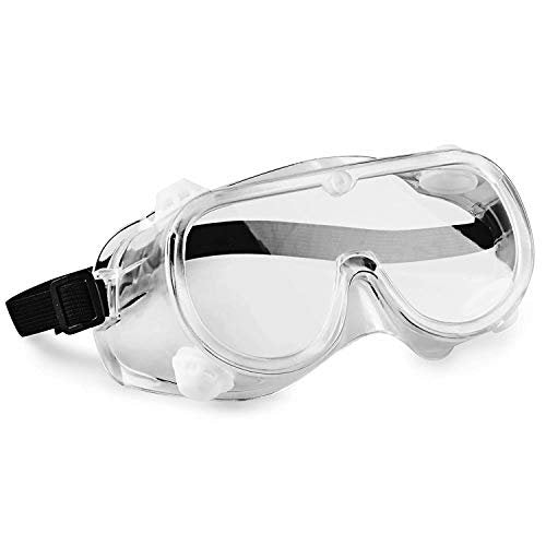 hand2mind 6 Inch Clear Safety Goggles (Pack of 10) - One Source Medical Supplies