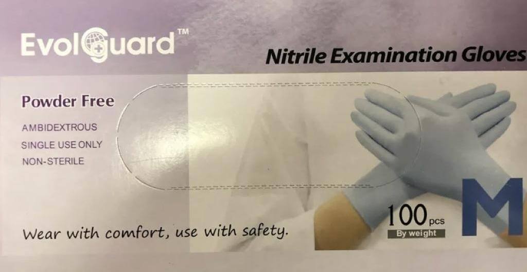 Evolguard - Nitrile Examination Gloves - One Source Medical Supplies