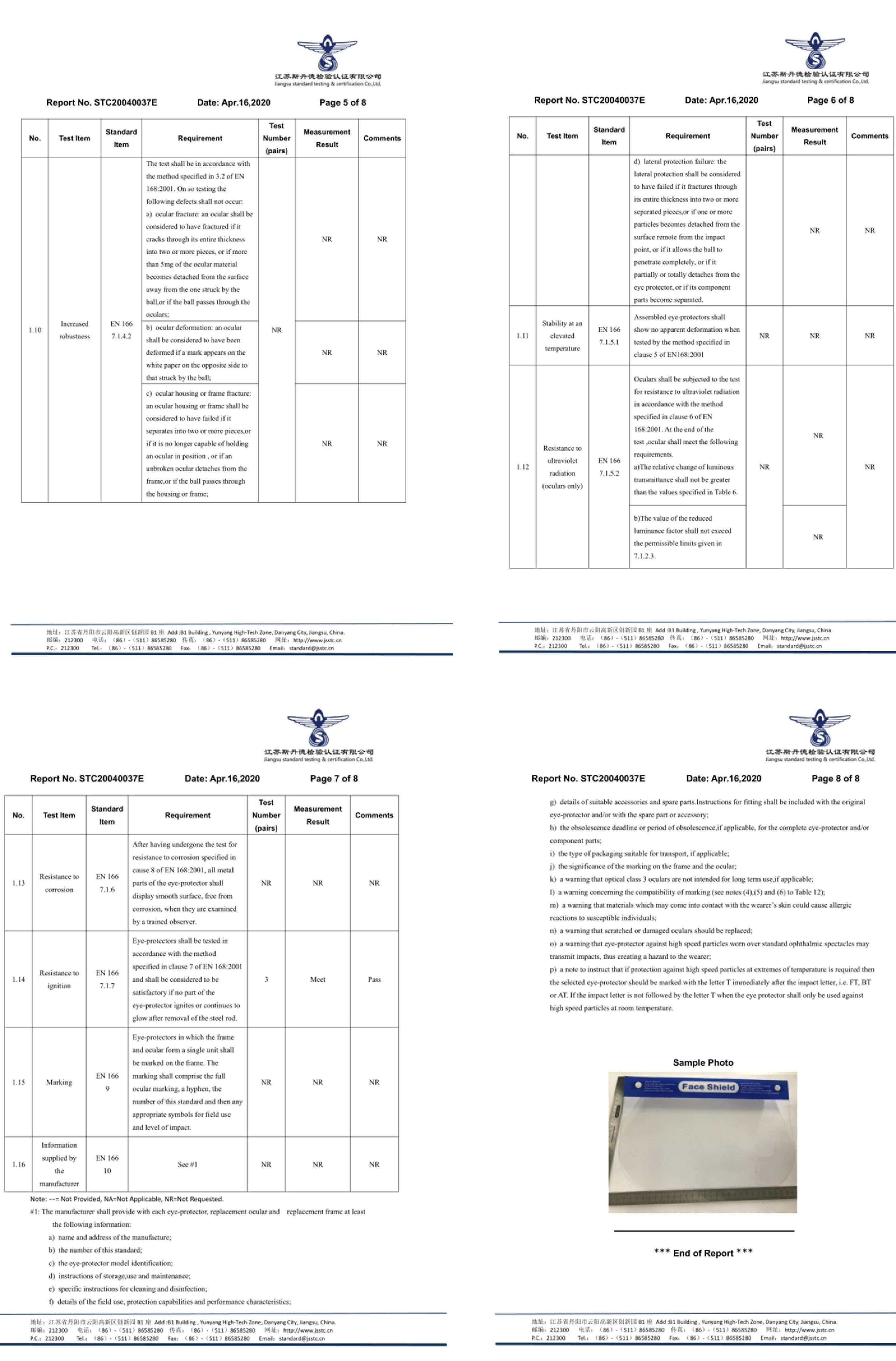 Face Shields(Individually Packed)-Case of 200 - One Source Medical Supplies