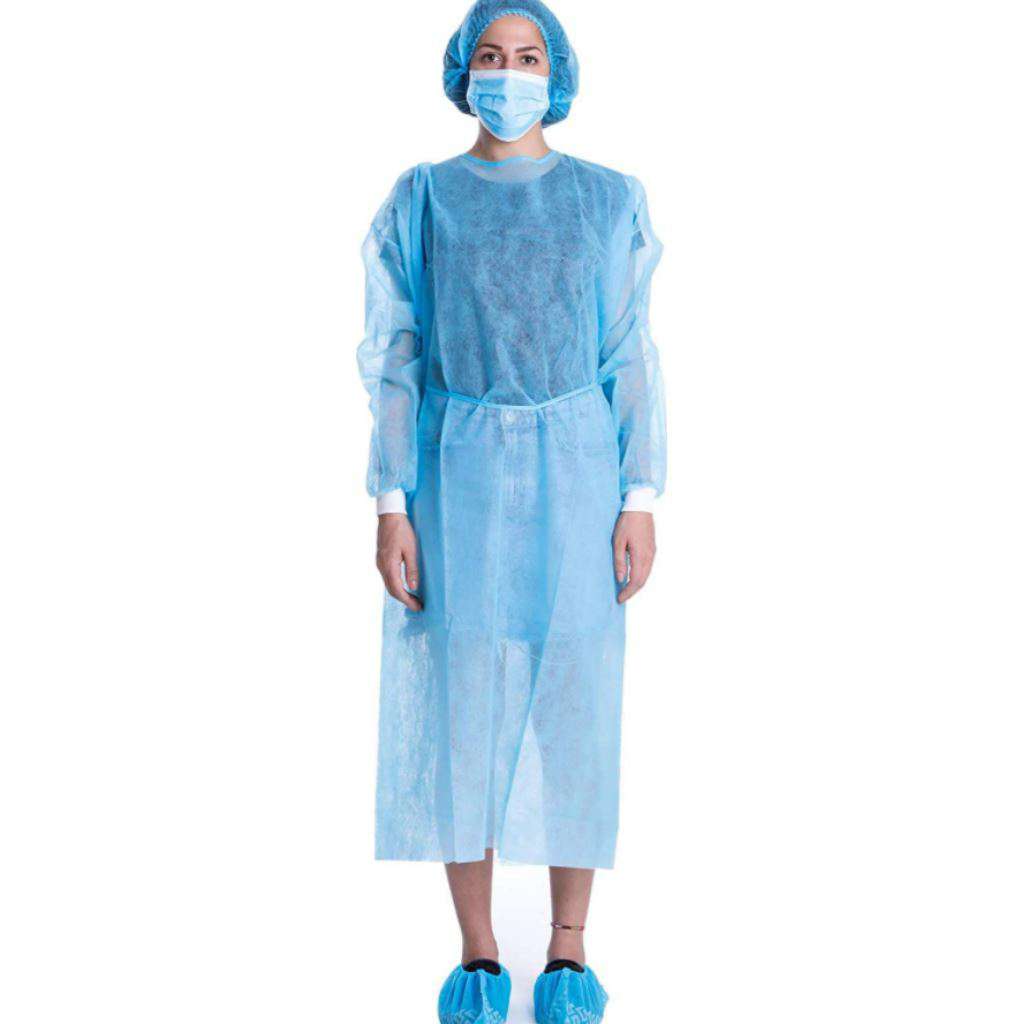 Level 2 Disposable Comfort Ribbed Cuffs Isolation Gown - One Source Medical Supplies