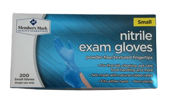 Member's Mark -Nitrile Exam Gloves (Box of 200) - One Source Medical Supplies
