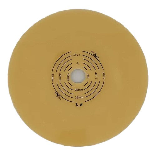 Safe N Simple 2-Piece Round Wafer Extended Wear with Solid Hydrocolloid, Flange Cut to Fit (40 Count)