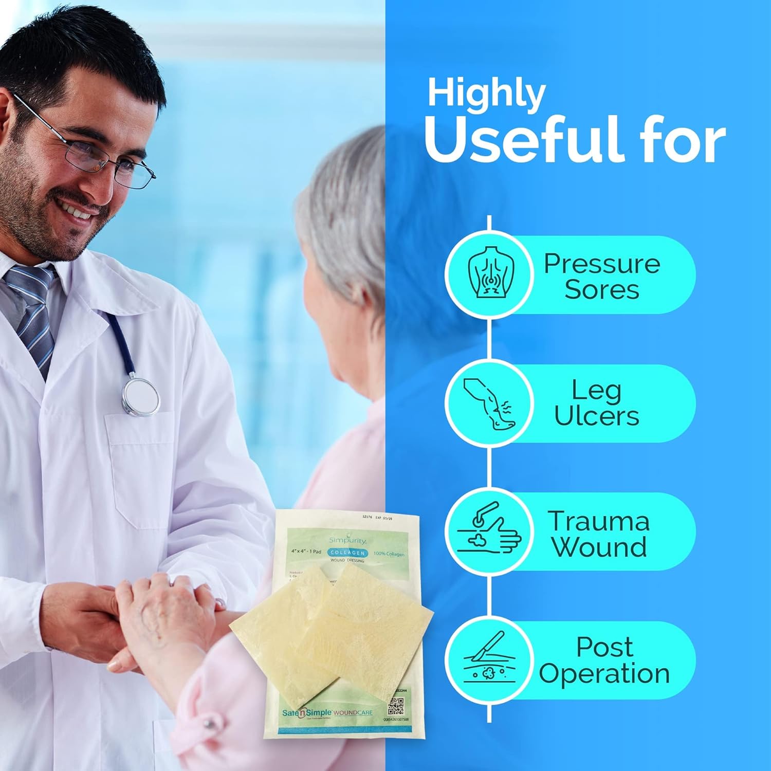 Safe N Simple Simpurity Collagen Wound Dressing