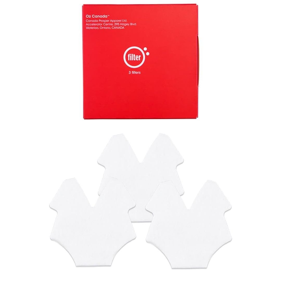 1.0 - Pure O2 Curve Respirator w/ 3 Filters & Sports Strap by O2Canada.com