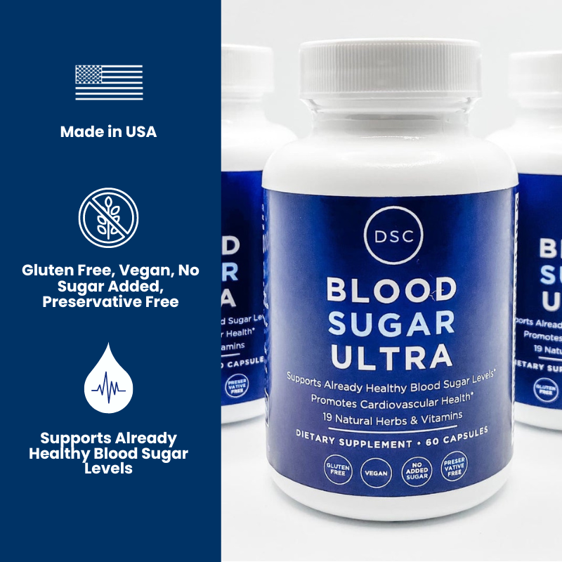 DSC Blood Sugar Ultra Support Supplement by DIABETIC SOCK CLUB