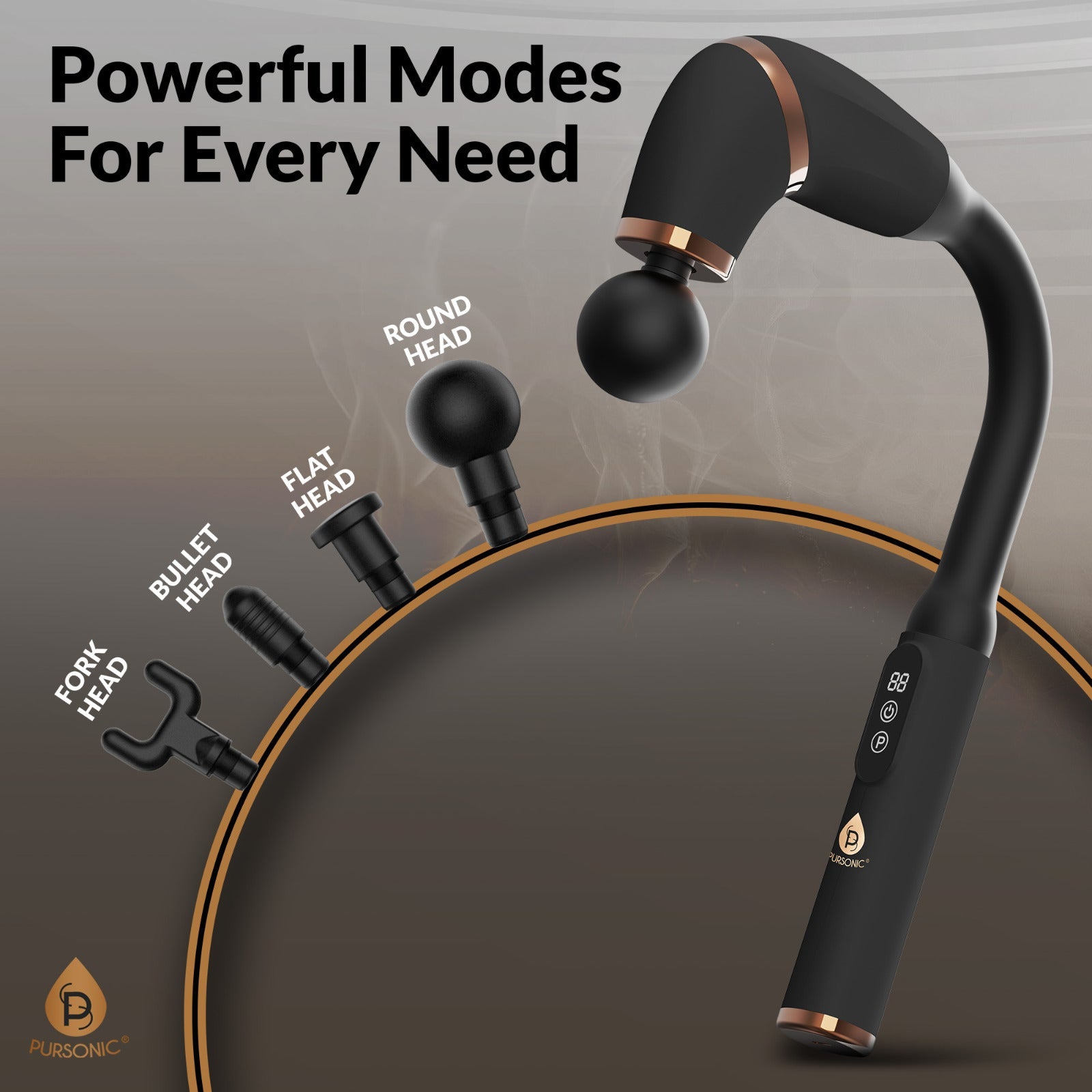 Ultimate U-Shaped Massage Gun by Pursonic