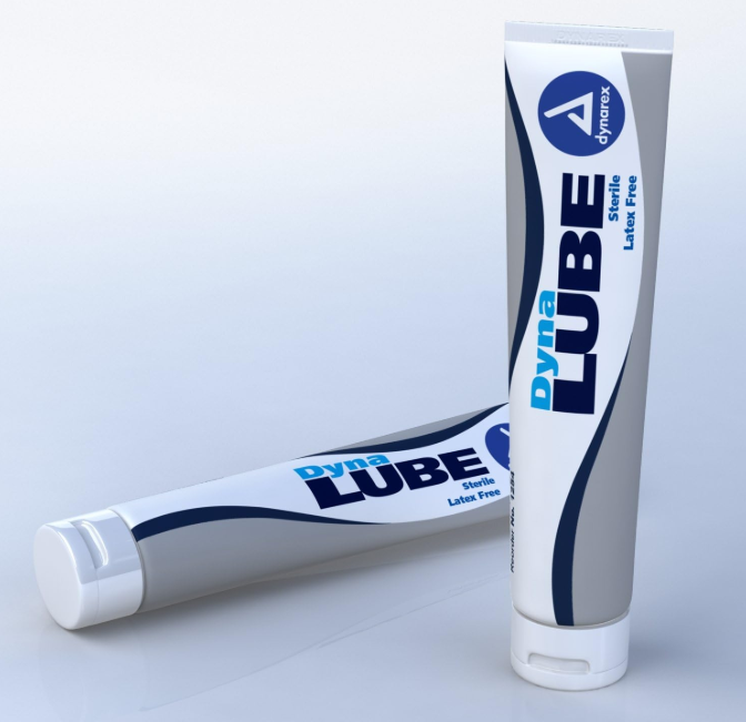 Dynarex DynaLube Lubricating Jelly - Sterile, 4 oz. Tube, 12ea/bx, 6bxs/case (72 Count)