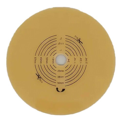 Safe N Simple 2-Piece Round Wafer Extended Wear with Solid Hydrocolloid, Flange Cut to Fit (40 Count)