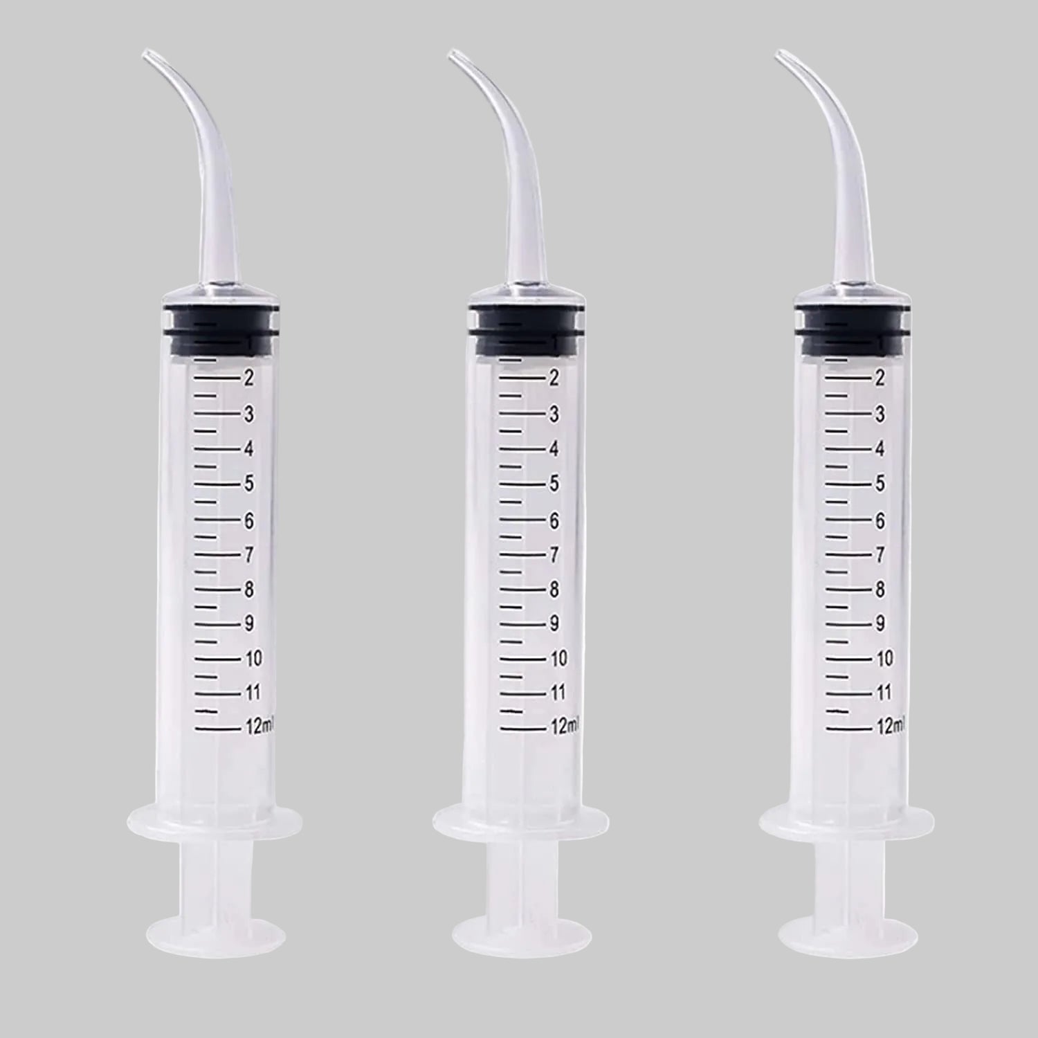 Curved Tip Utility Syringes 12cc 50pcs per box