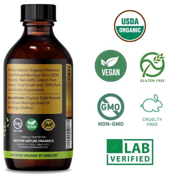 Certified Moringa OIl