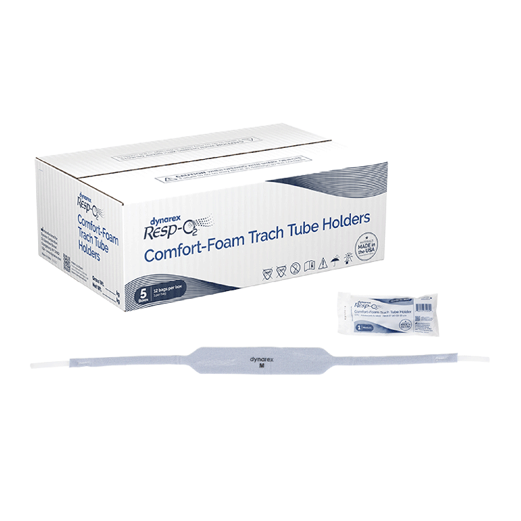 Dynarex Comfort-Foam Trach Tube Holder, 1-Piece (60 Count)