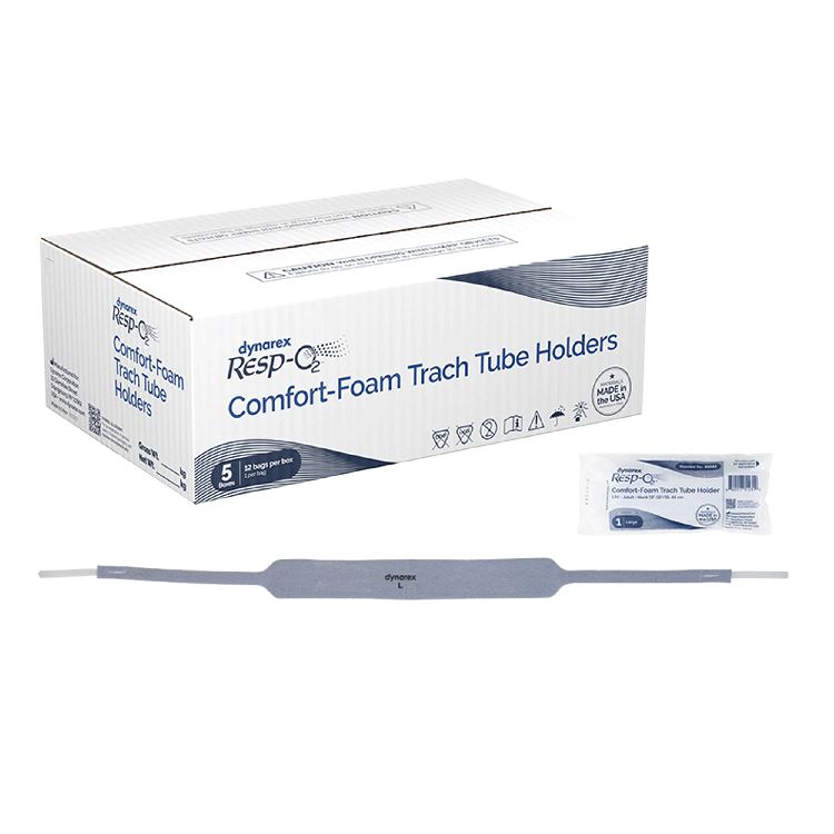 Dynarex Comfort-Foam Trach Tube Holder, 1-Piece (60 Count)
