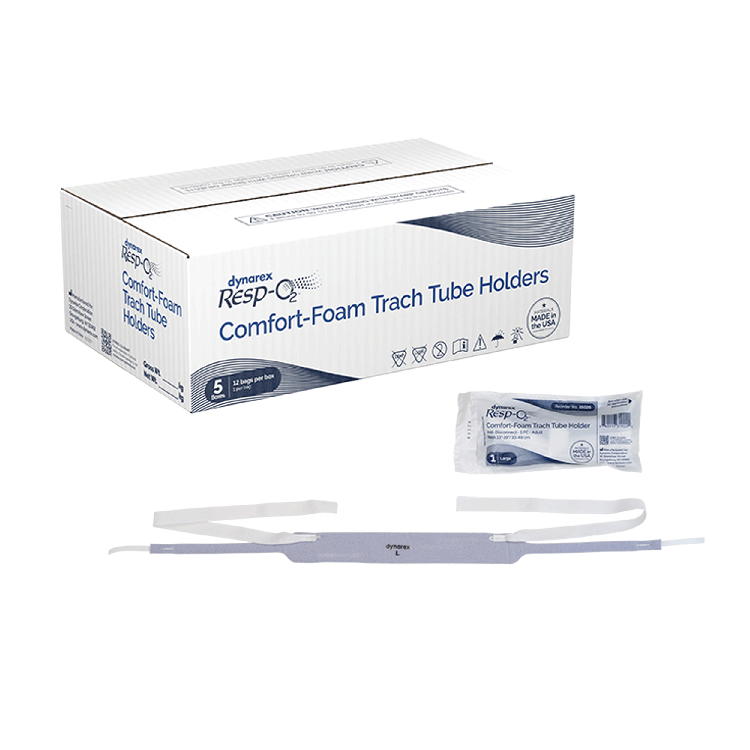 Dynarex Comfort-Foam Trach Tube Holder - Anti Disconnect, 1 Piece (60 Count)