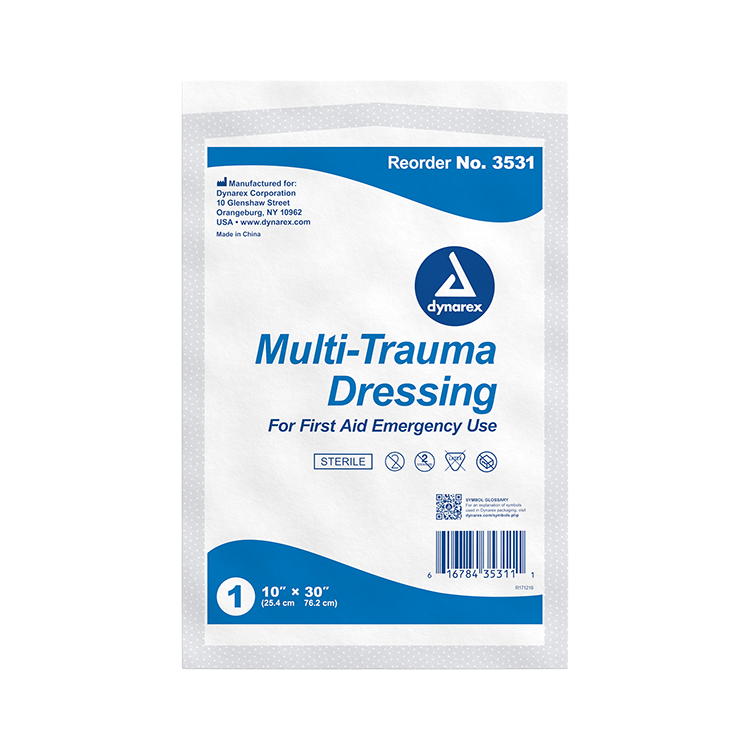 Dynarex Multi-Trauma Dressing - Sterile, 50ea/cs (50 Count)
