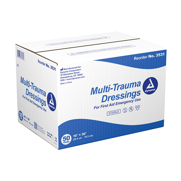 Dynarex Multi-Trauma Dressing - Sterile, 50ea/cs (50 Count)