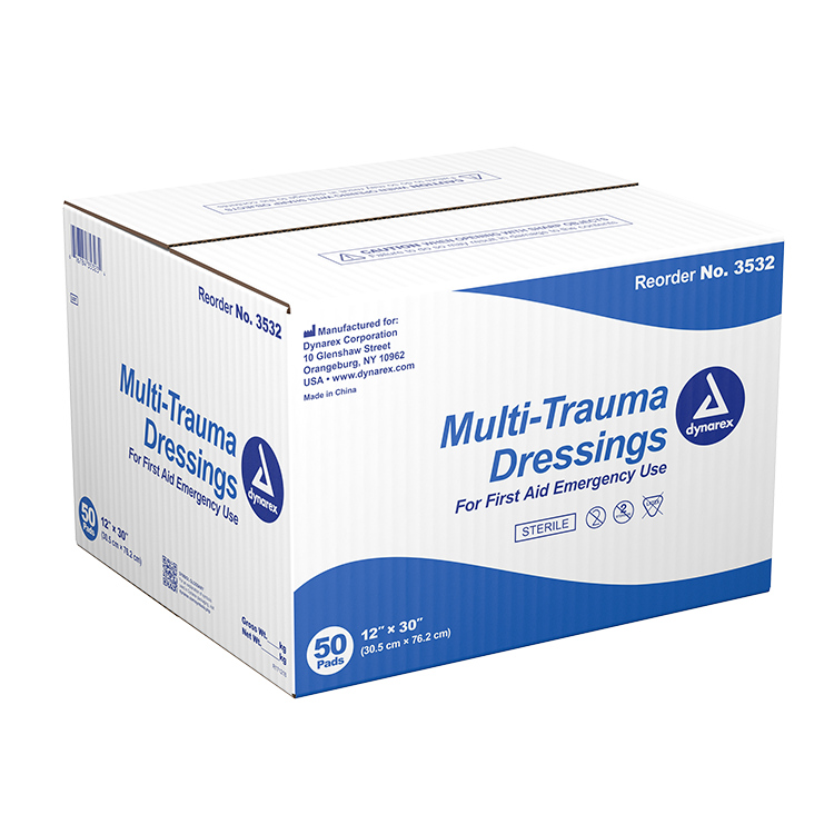 Dynarex Multi-Trauma Dressing - Sterile, 50ea/cs (50 Count)