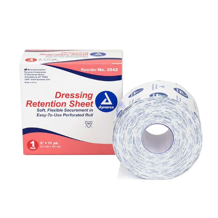 Dynarex Dressing Retention Sheet - Latex Free, 5ea/cs (5 Count)