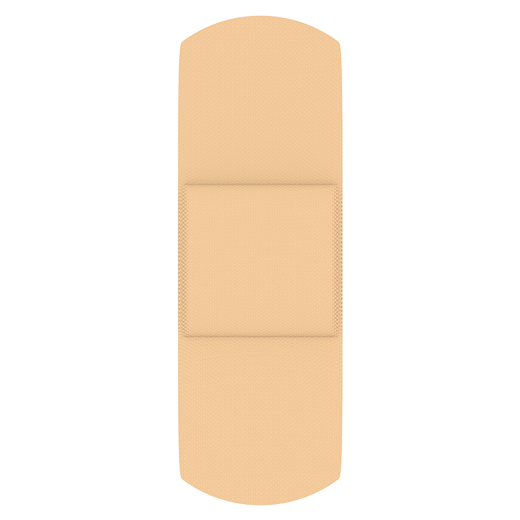 Dynarex Adhesive Fabric Bandages - Sterile, 1" x 3", 24/100cs