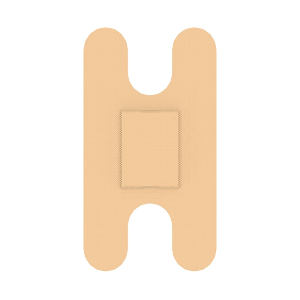 Dynarex Adhesive Fabric Bandages Knuckle - Sterile, 1 1/2" x 3" - 8ea/bx, 100bxs/cs (800 Count)