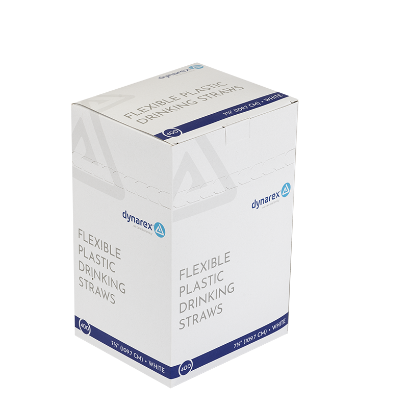 Dynarex Flexible Plastic Drinking Straws (10000 Count)