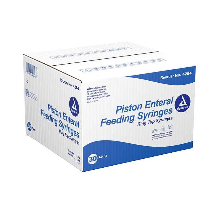 Dynarex Enteral Feeding Piston Syringes (30 Count)