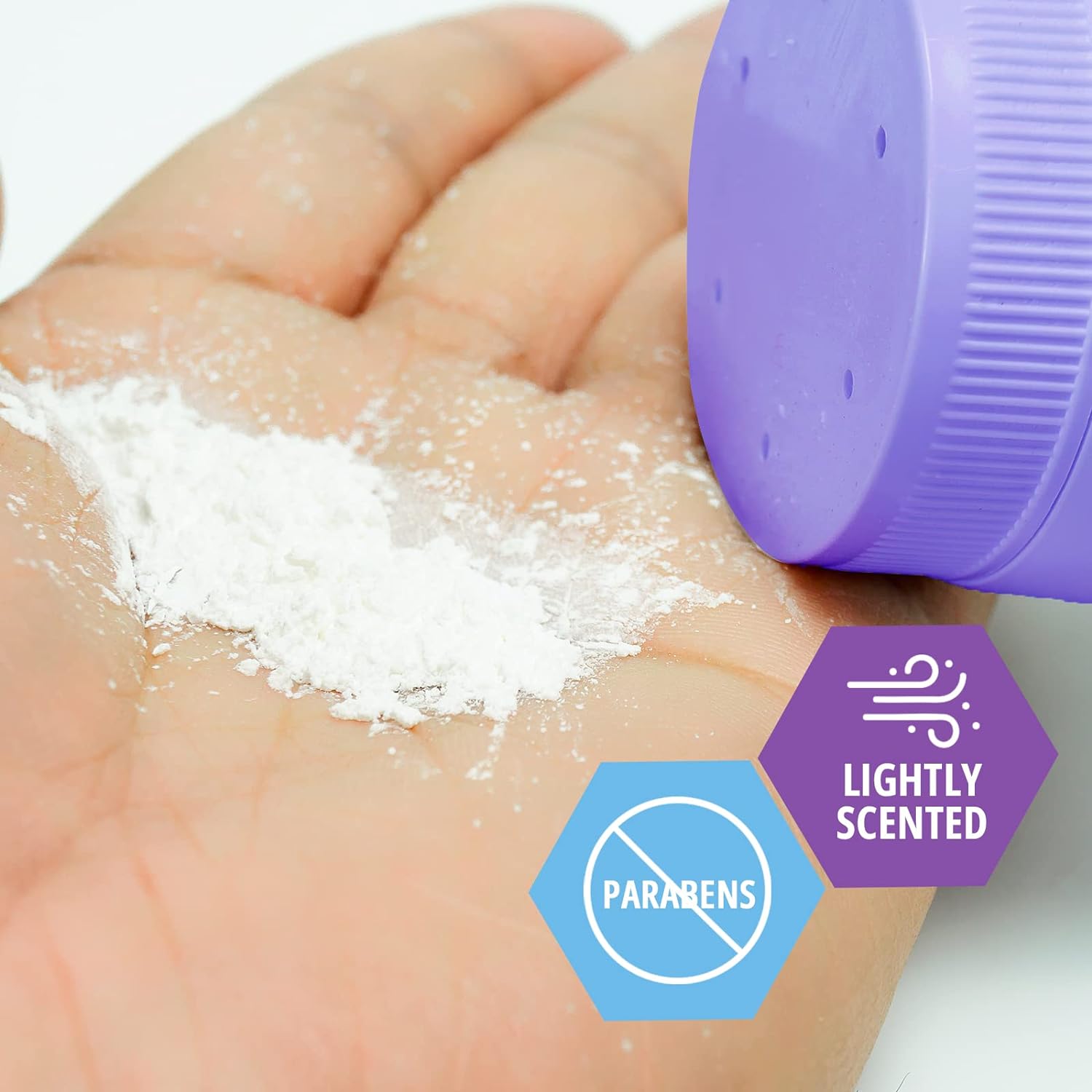 MedPride Body Powder w/seal - Lavender Bottle 13 oz, 24/cs.