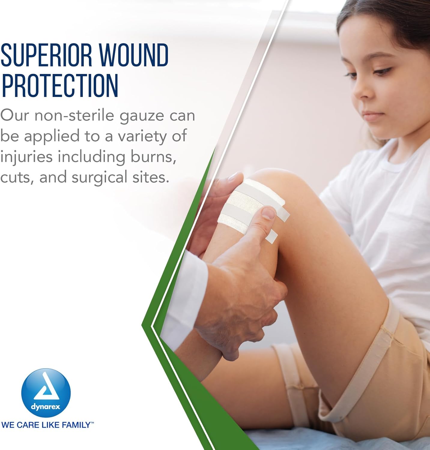 Dynarex Advantage Surgical Sponges, 3" x 3" 12Ply 200ea/bx, 20bxs/cs (4000 Count)