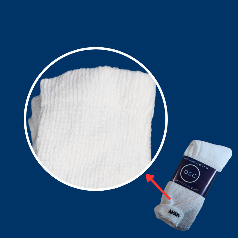 Women's Cotton Diabetic Crew Socks (6 Pair) by DIABETIC SOCK CLUB