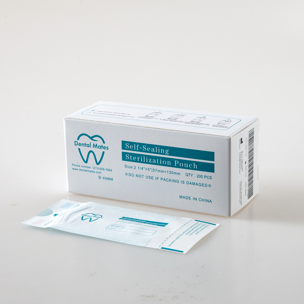 Self-Sealing Autoclave Sterilization Pouches 200pcs per box, 10 boxes/case for most sizes; 5 boxes/case 7 1/2x14" & 10 1/2x20"
