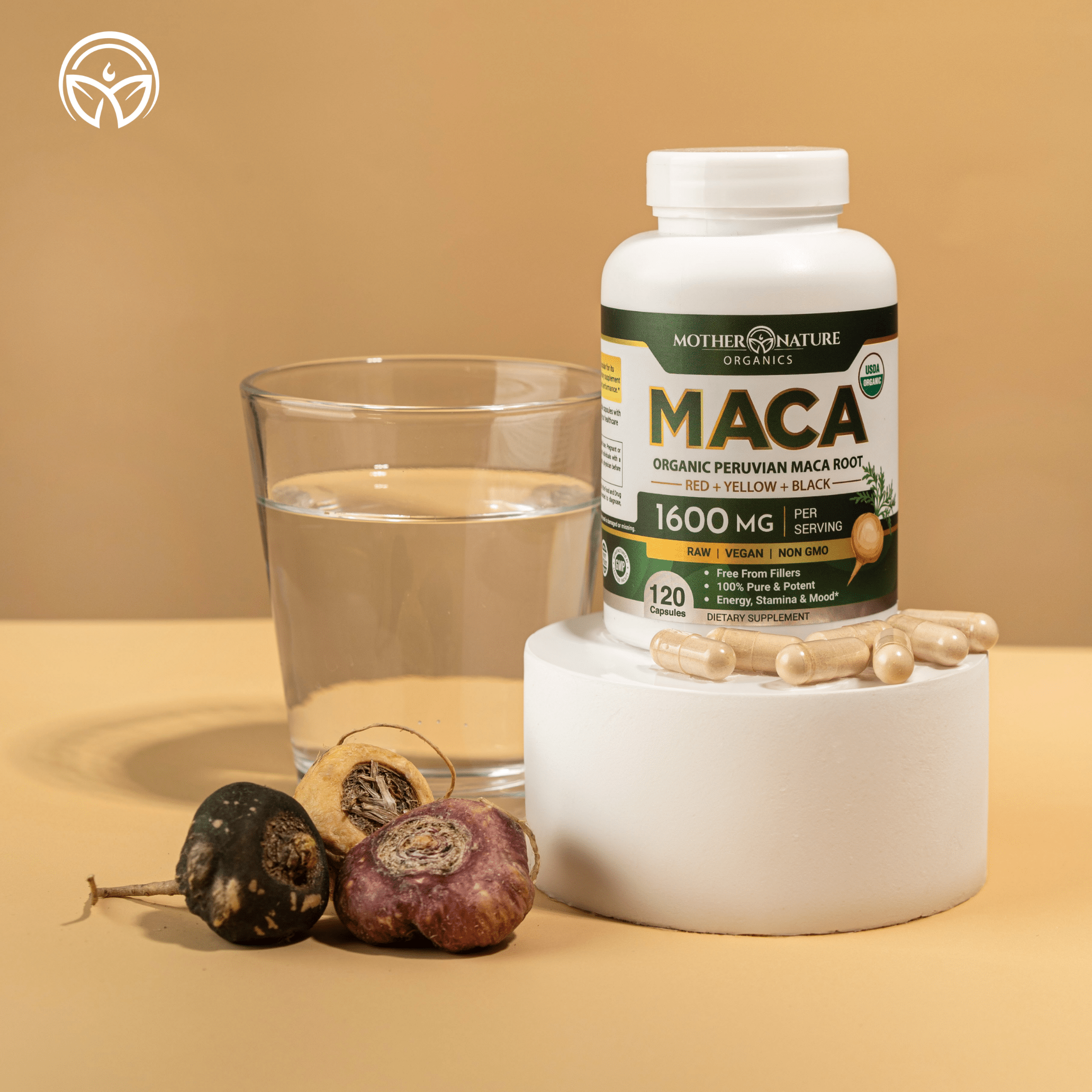 Powerful Maca Blend for Men by Mother Nature Organics