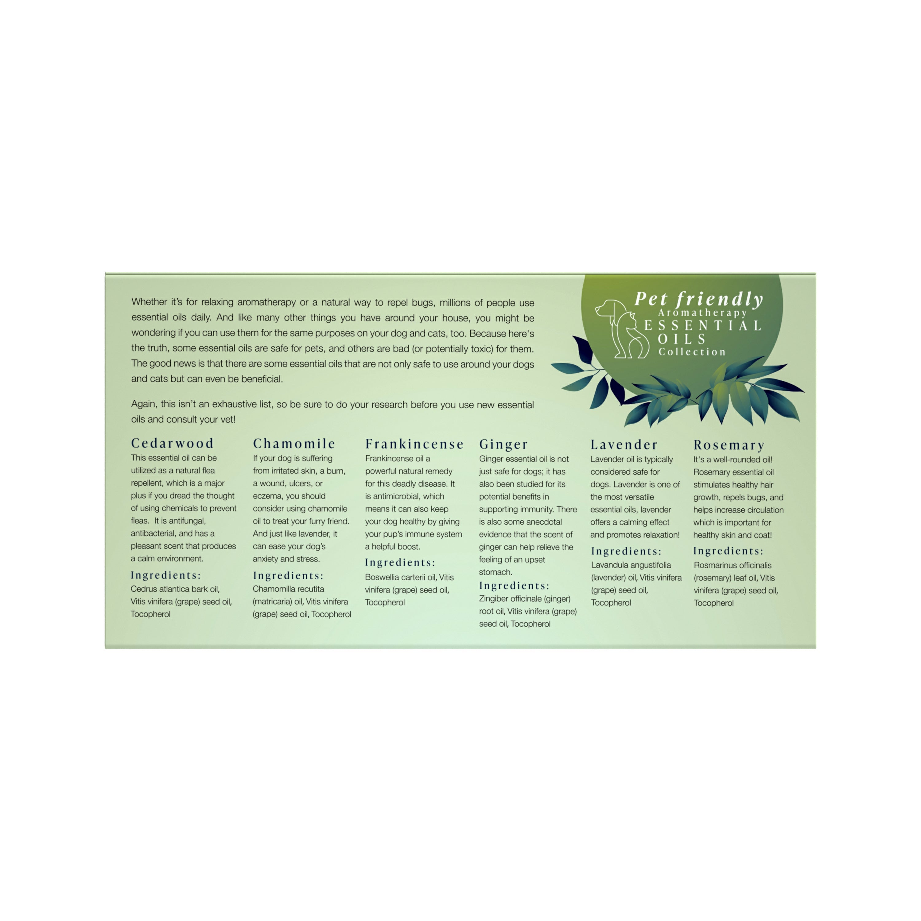 Pet Friendly 6 Pack Aromatherapy Collection by Pursonic